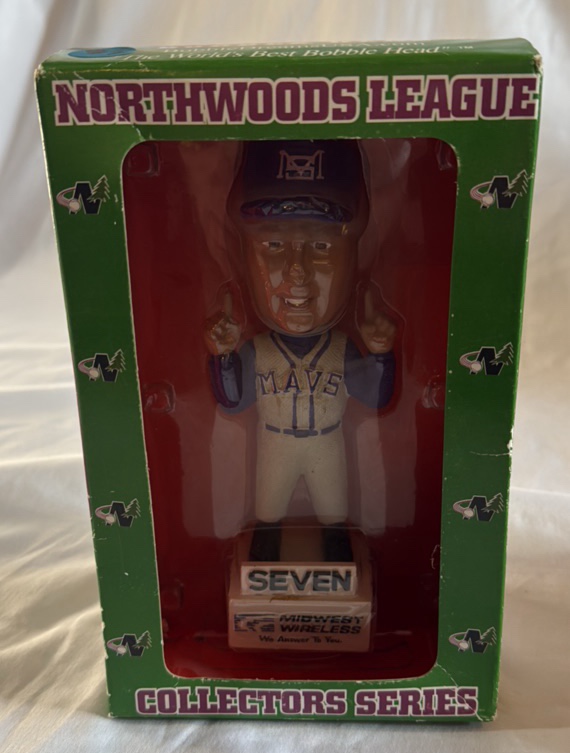 Minnesota State Mavericks Northwoods League Baseball Bobblehead - in box