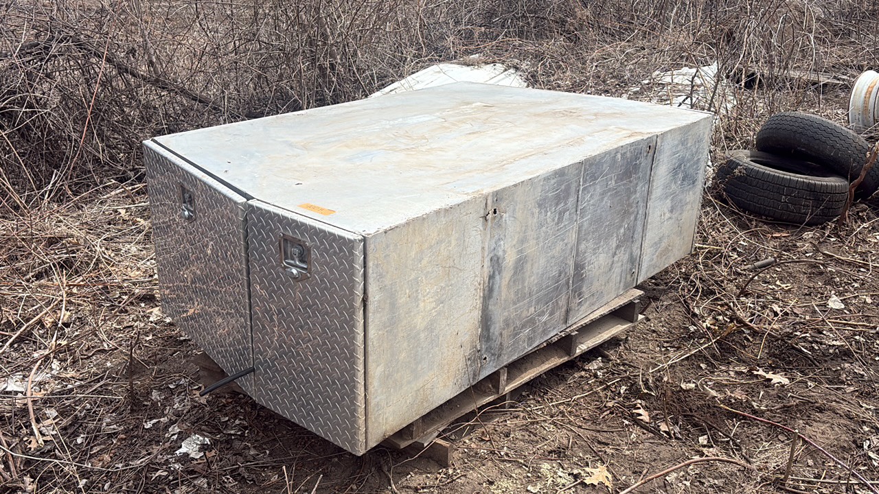 Aluminum Flatbed  service style toolbox