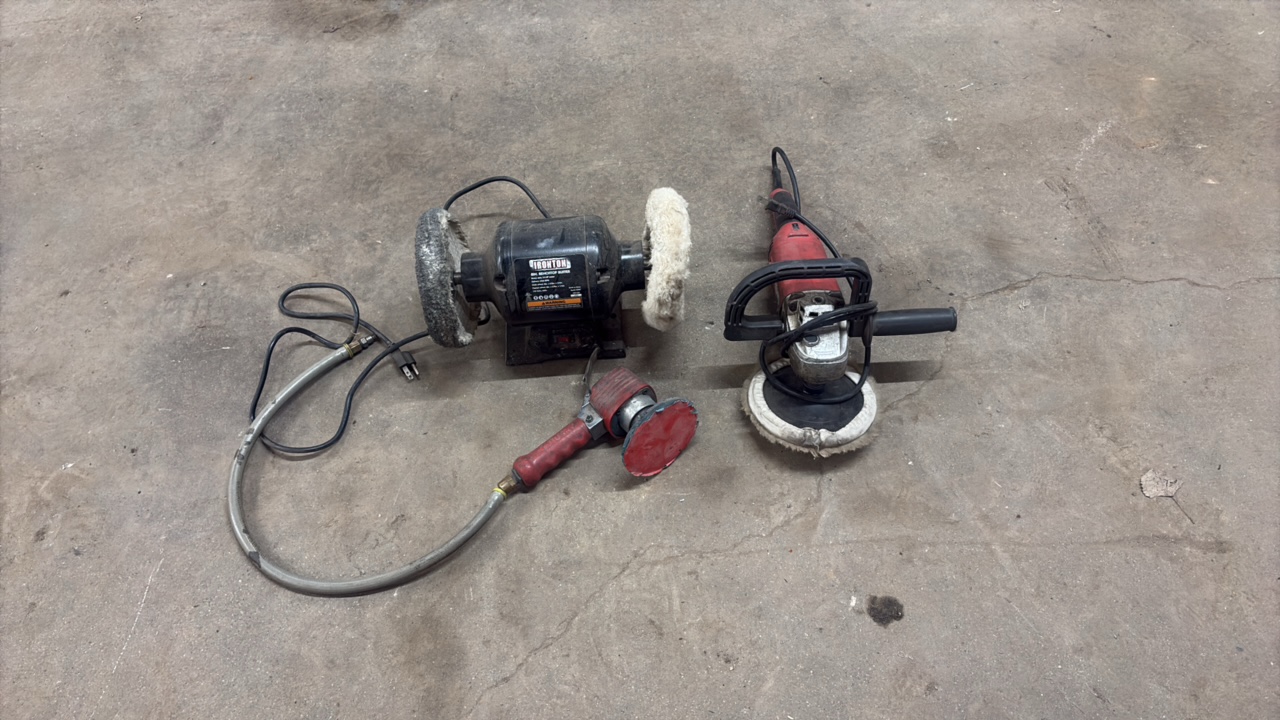 (3) Polisherbuffers Titan Vaper, Ironton, Husky