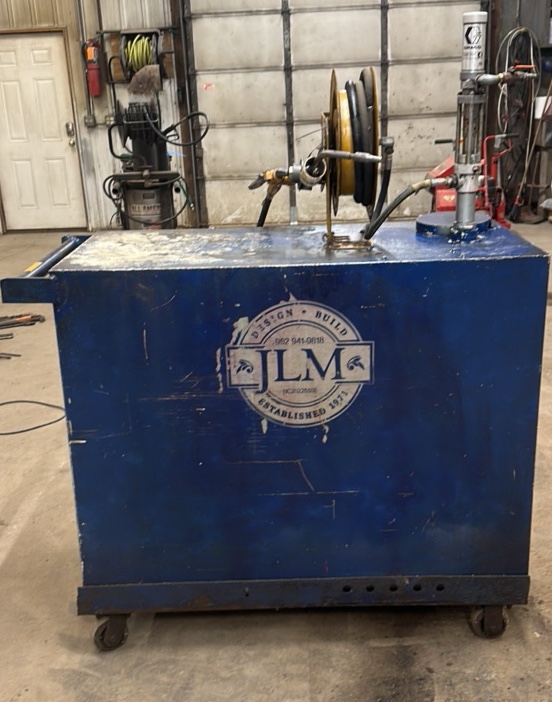 Single Fluid Steel Tank Lube Cart