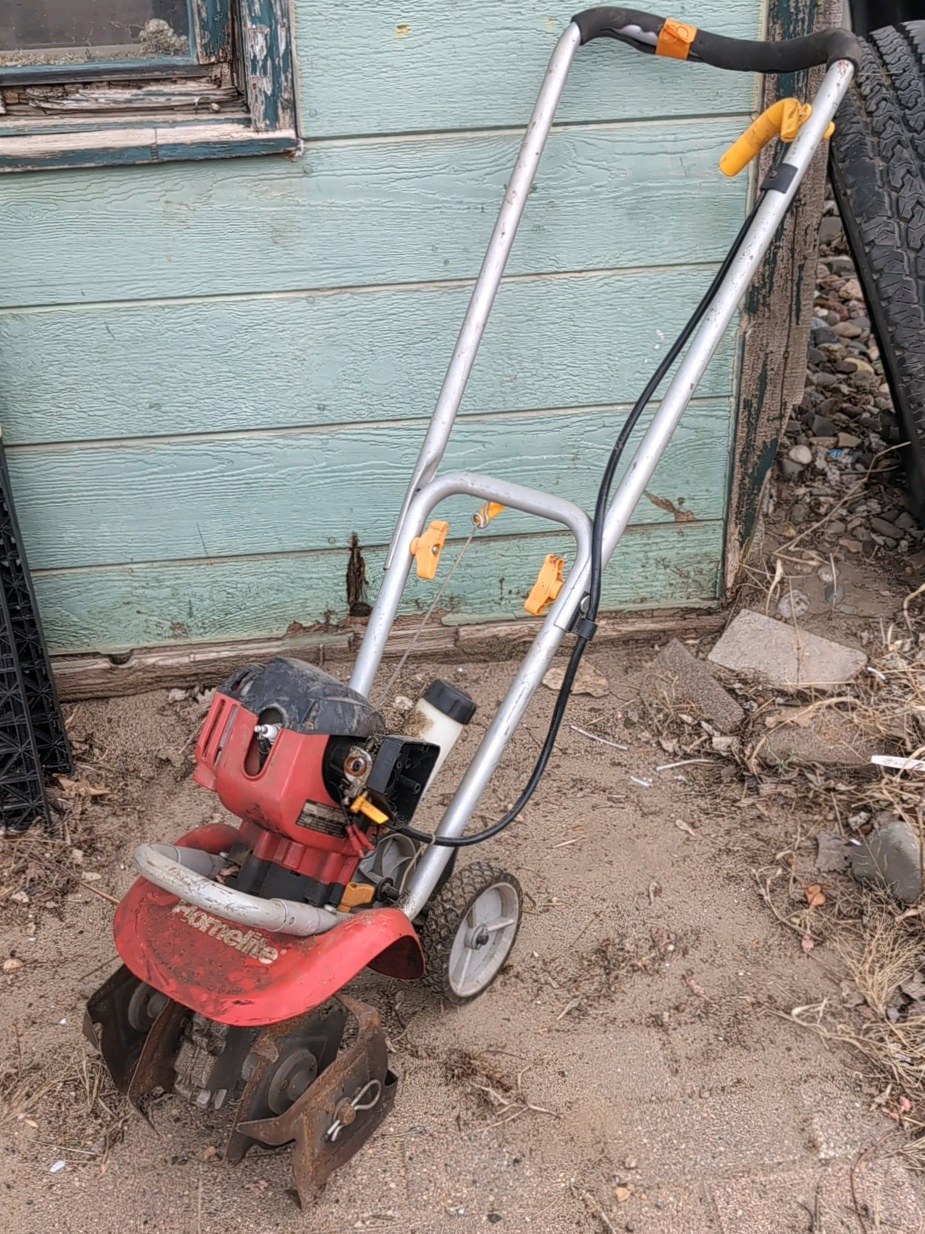 HOMELITE Gas Tiller Cultivator Model No. UT60526.