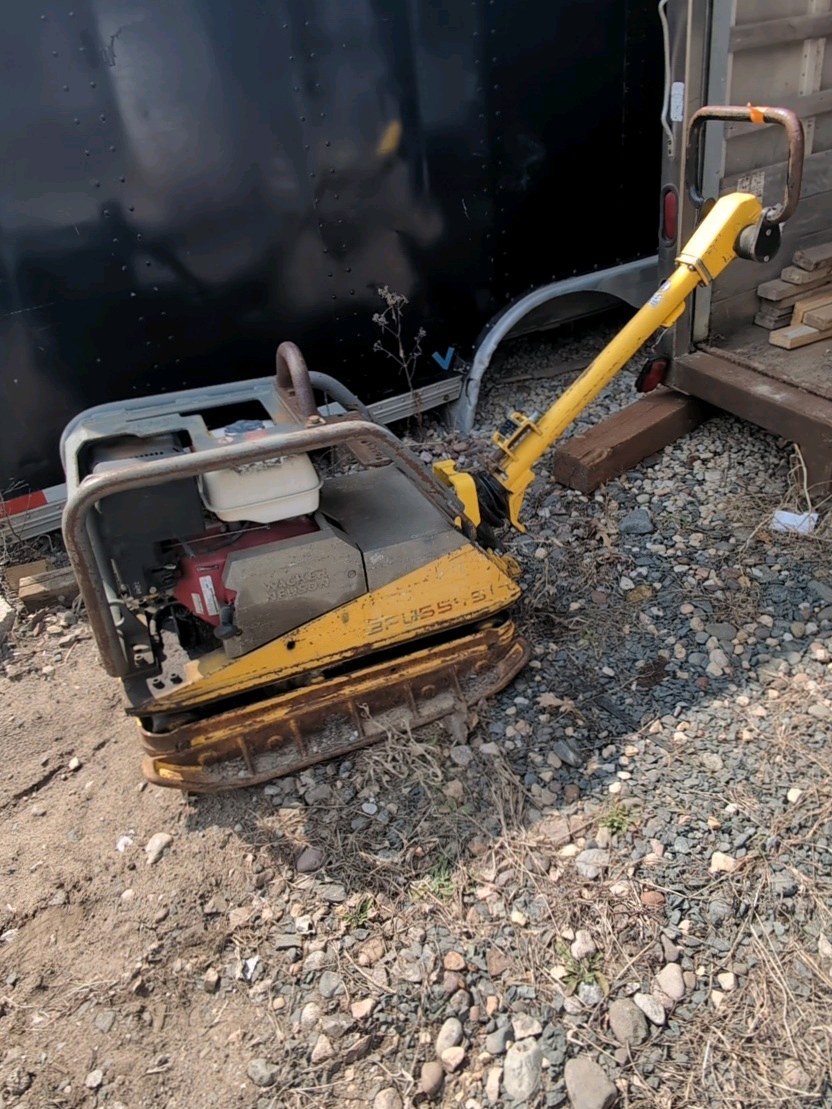Wacker Neuson reversible vibratory plate compact