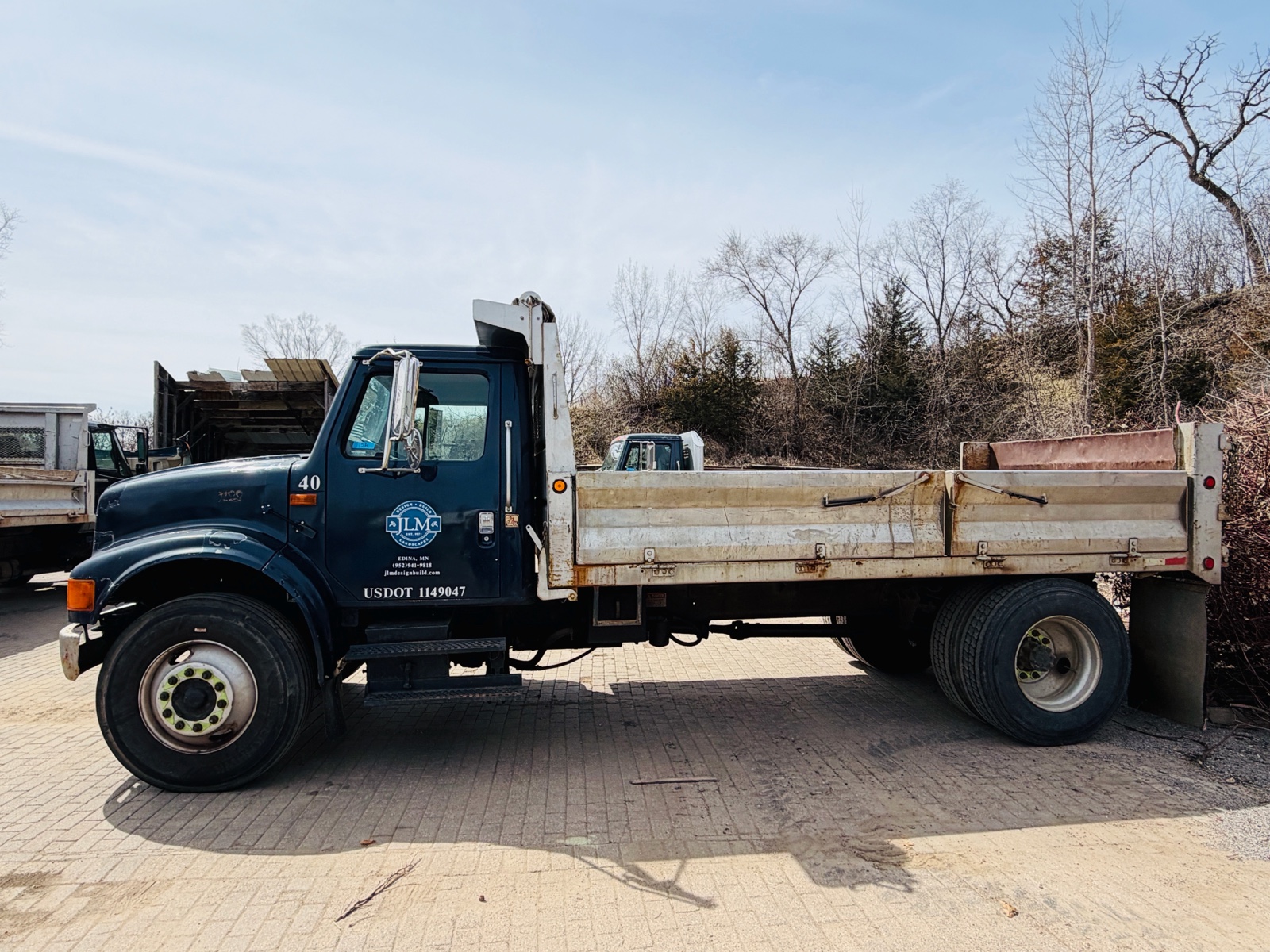 1995 International 4900 DT 466 dump truck