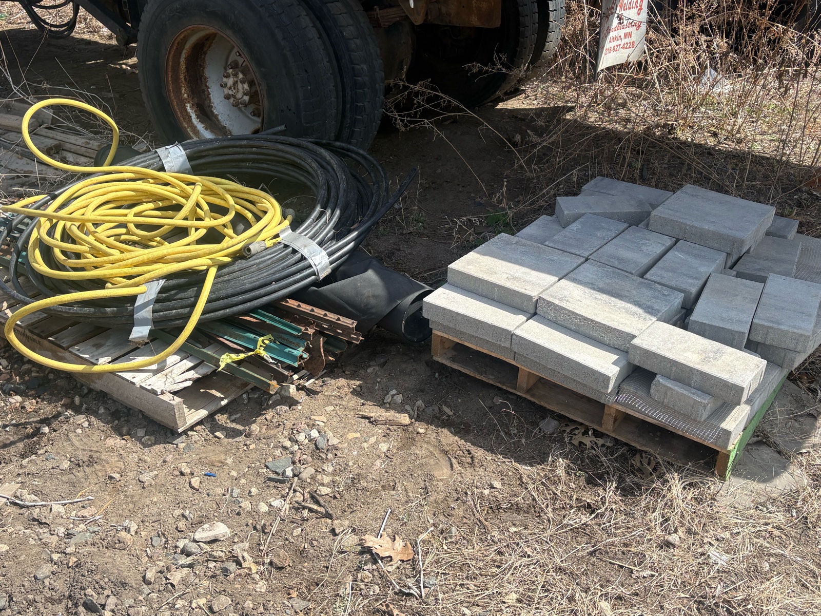 Assorted landscaping equipment