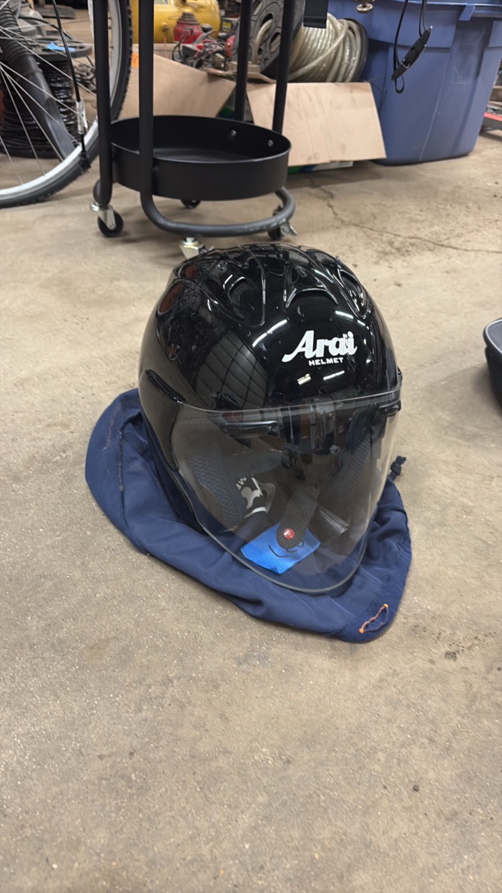 Arai motorcycle helmet