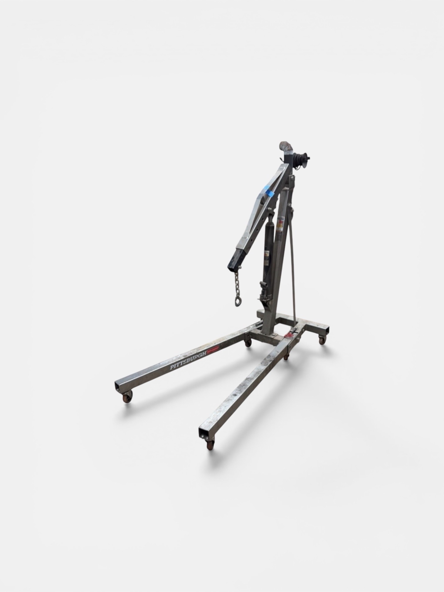 PITTSBURGH 3-ton long ram hydraulic engine hoist