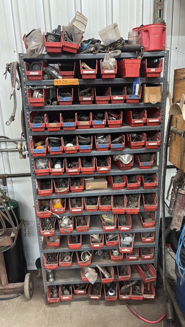 12-SHELF unit with contents.