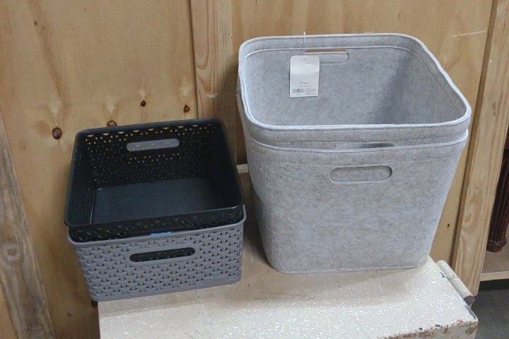 storage bins
