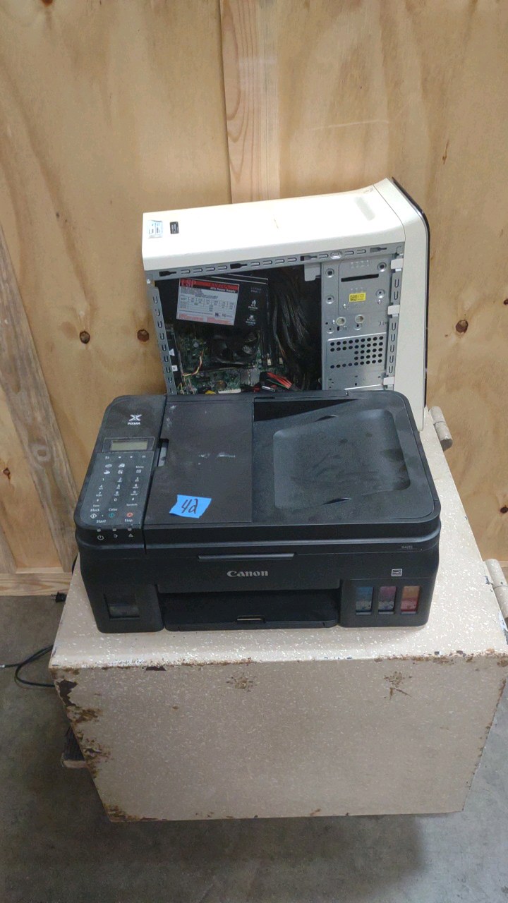 printer and tower
