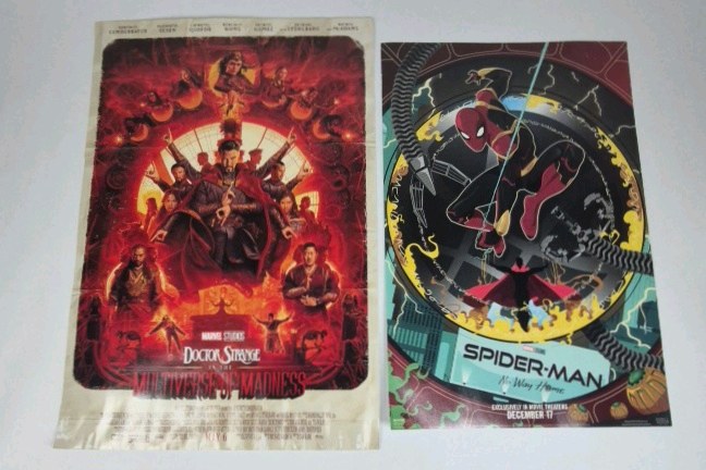 2 Marvel Posters Doctor Strange Multiverse of Madness Spider Man No Way Home