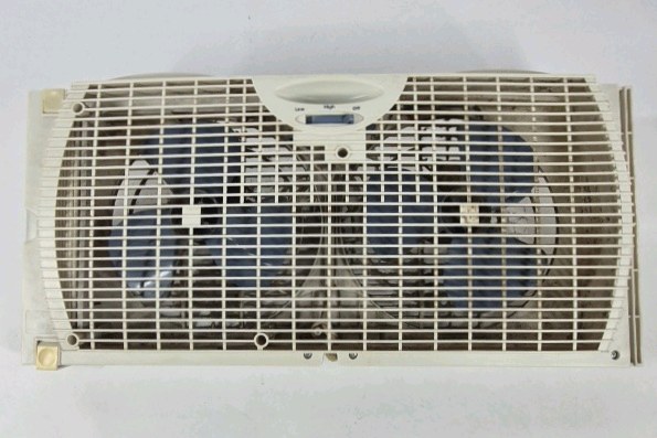 Dual Window Fan Reversible Twin Blade Window Fan Adjustable Airflow