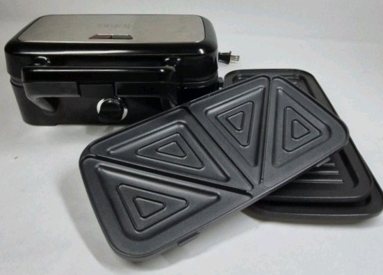 TIBEK Electric Sandwich Maker Press Nonstick Grill with Removable Plates