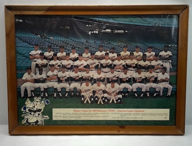 1985 Minnesota Twins Team Photo Framed Baseball American League Champions