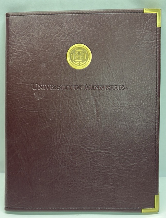 University of Minnesota Portfolio Binder Padfolio
