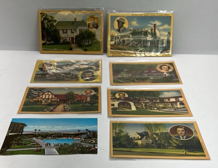 Vintage Hollywood California Landmark Postcard Collection Souvenir Photo Cards