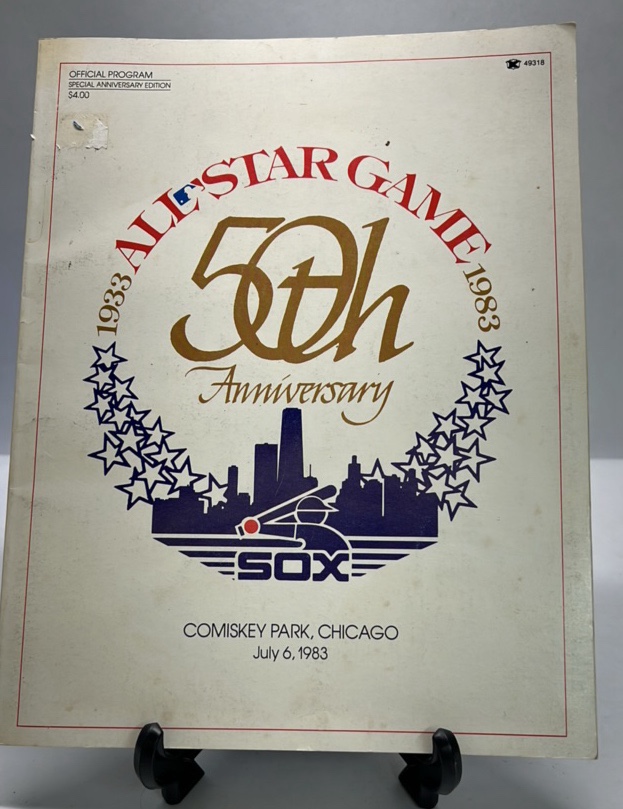 1983 MLB All Star Game 50th Anniversary Program Comiskey Park Chicago White Sox Souvenir Book