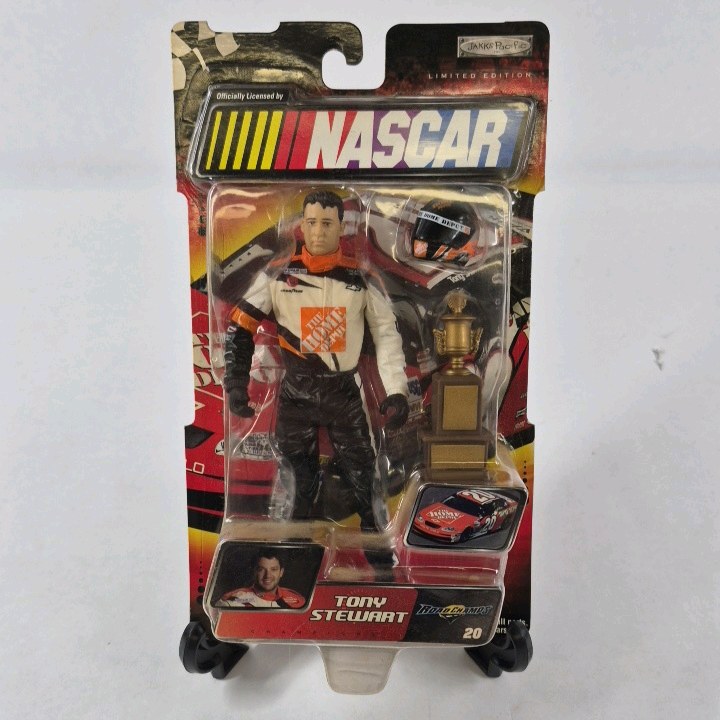 NASCAR Tony Stewart Action Figure, Racing Champions Limited Edition Collectible