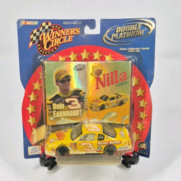 Winners Circle Dale Earnhardt Jr #3 NASCAR Diecast Car Double Platinum Nilla Wafers