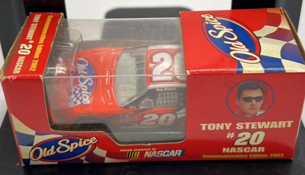 Tony Stewart #20 Old Spice NASCAR Diecast Car 2002 Commemorative Edition Boxed