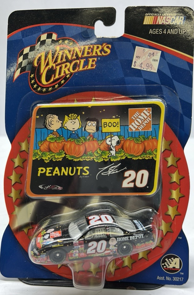 Winners Circle Tony Stewart #20 NASCAR Diecast Car Peanuts Halloween Home Depot