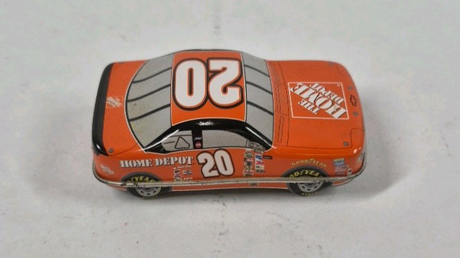 Tony Stewart #20 NASCAR Home Depot Diecast Car Peppermint Candy Tin