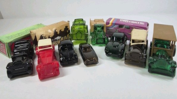 Avon Vintage Car Perfume Bottle Lot Glass Plastic Figural Vehicle Collectibles