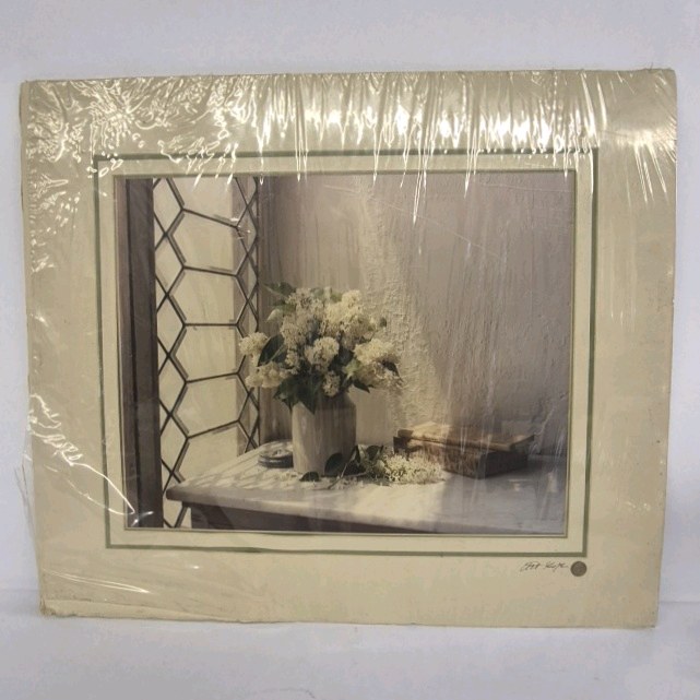 Art Gore Signed Photograph Floral Still Life Interior Framed Print Colorado