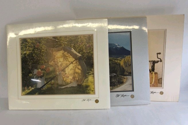 Art Gore Signed Photograph Lot Mountain Landscape Cabin Still Life Framed Prints Colorado