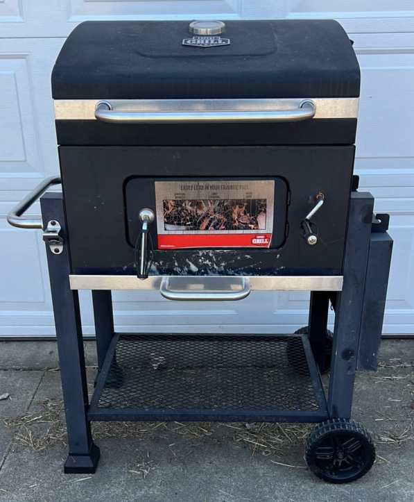 Weber Charcoal Grill Smoker Combo Outdoor Cooking Cart Adjustable Vents