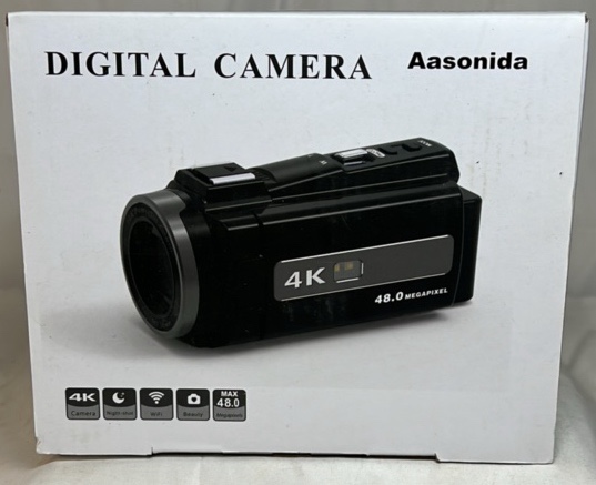 Aasonida 4K Digital Video Camera Camcorder Kit with Microphone Accessories