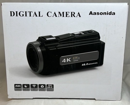 Aasonida 4K Digital Video Camera Camcorder Kit with Microphone Accessories