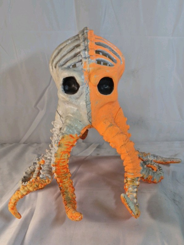 Skeleton Octopus Decoration Glow Style Creepy Figure