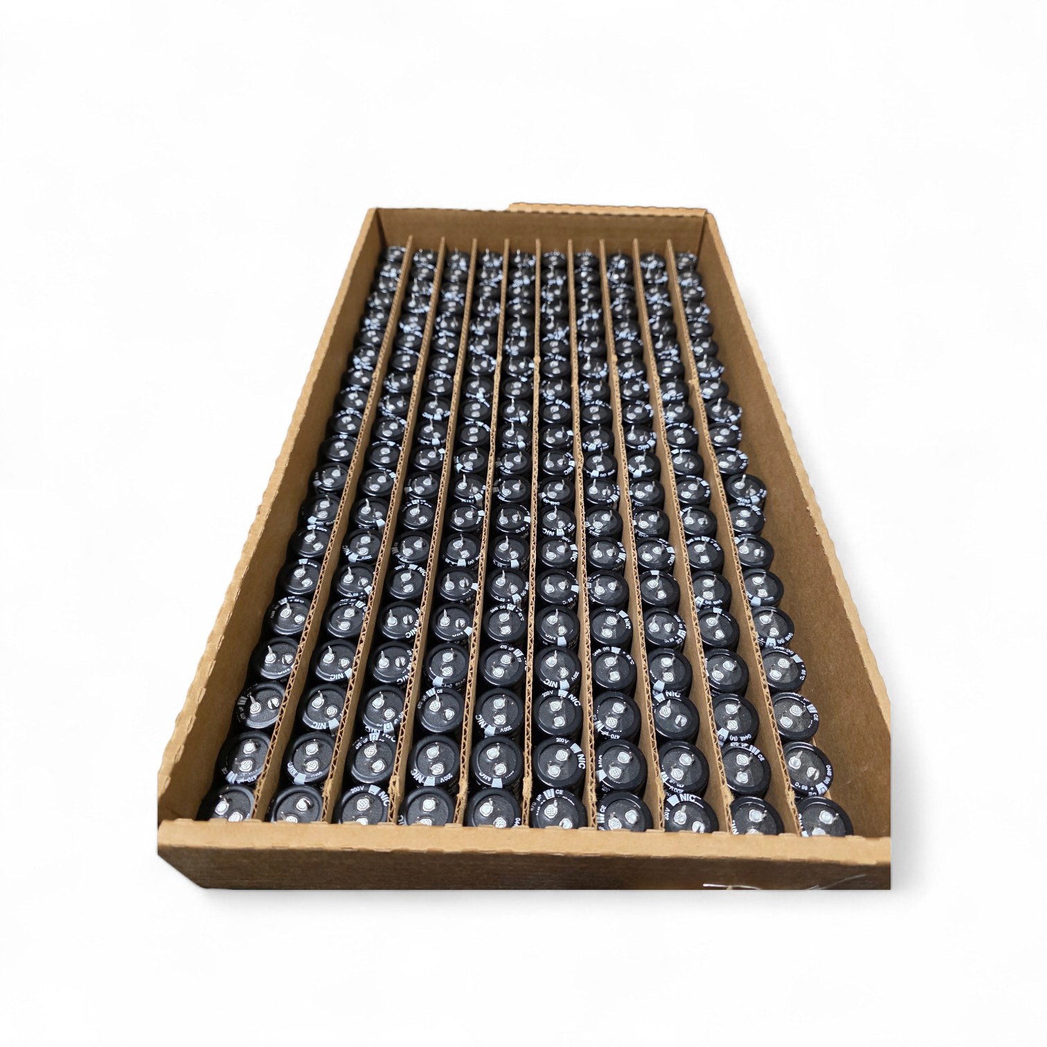 NOS Surplus NIC Components NRLM471M200V25X30 Electrolytic Capacitors 200V 470uF 25x30 - Qty 200