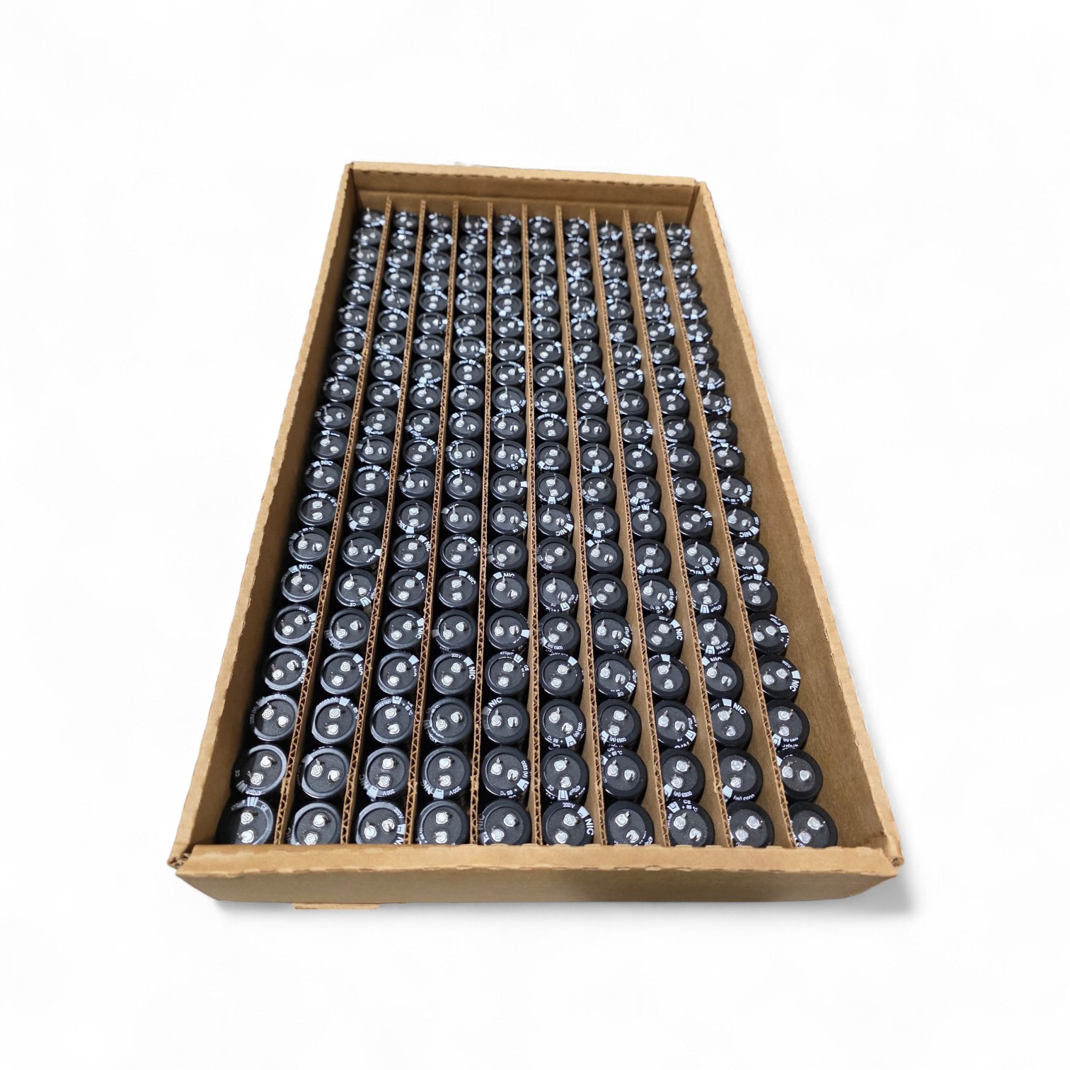 NOS Surplus NIC Components NRLM471M200V 25X30 Electrolytic Capacitors 200V 470uF 25x30 - Qty 200