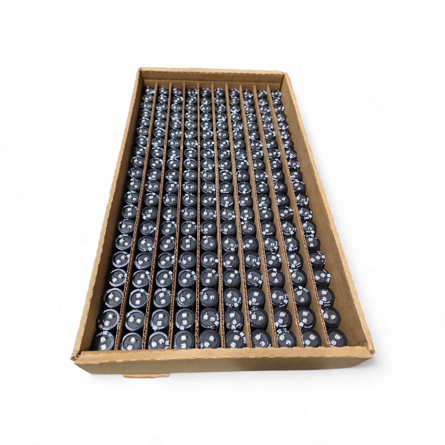 NOS Surplus NIC Components NRLM471M200V25X30 Electrolytic Capacitors 200V 470uF 25x30 - Qty 200