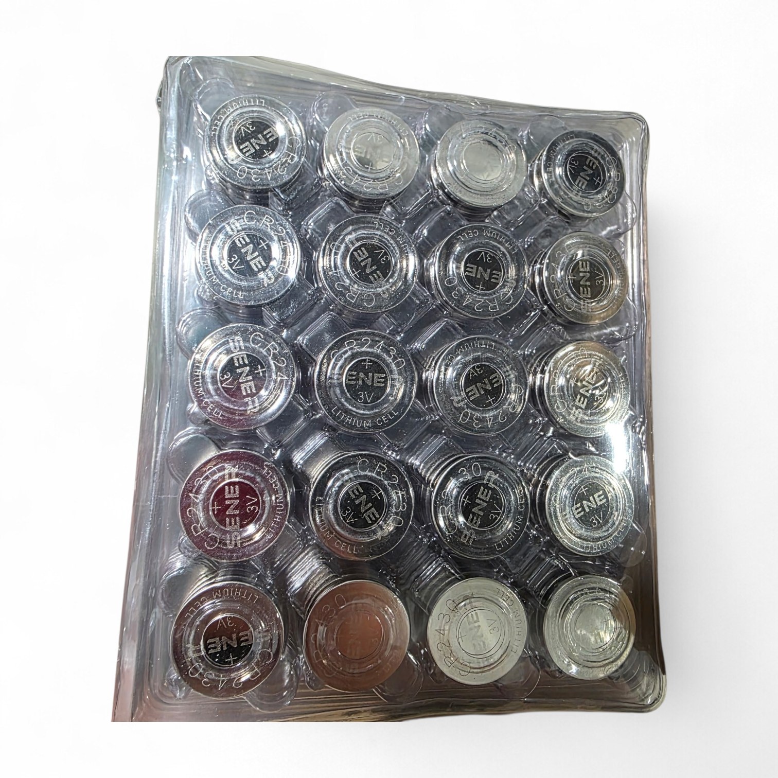 NOS 400 Pc CR2430 3V Lithium Coin Cell Batteries - Bulk Lot - P/N SCR2430