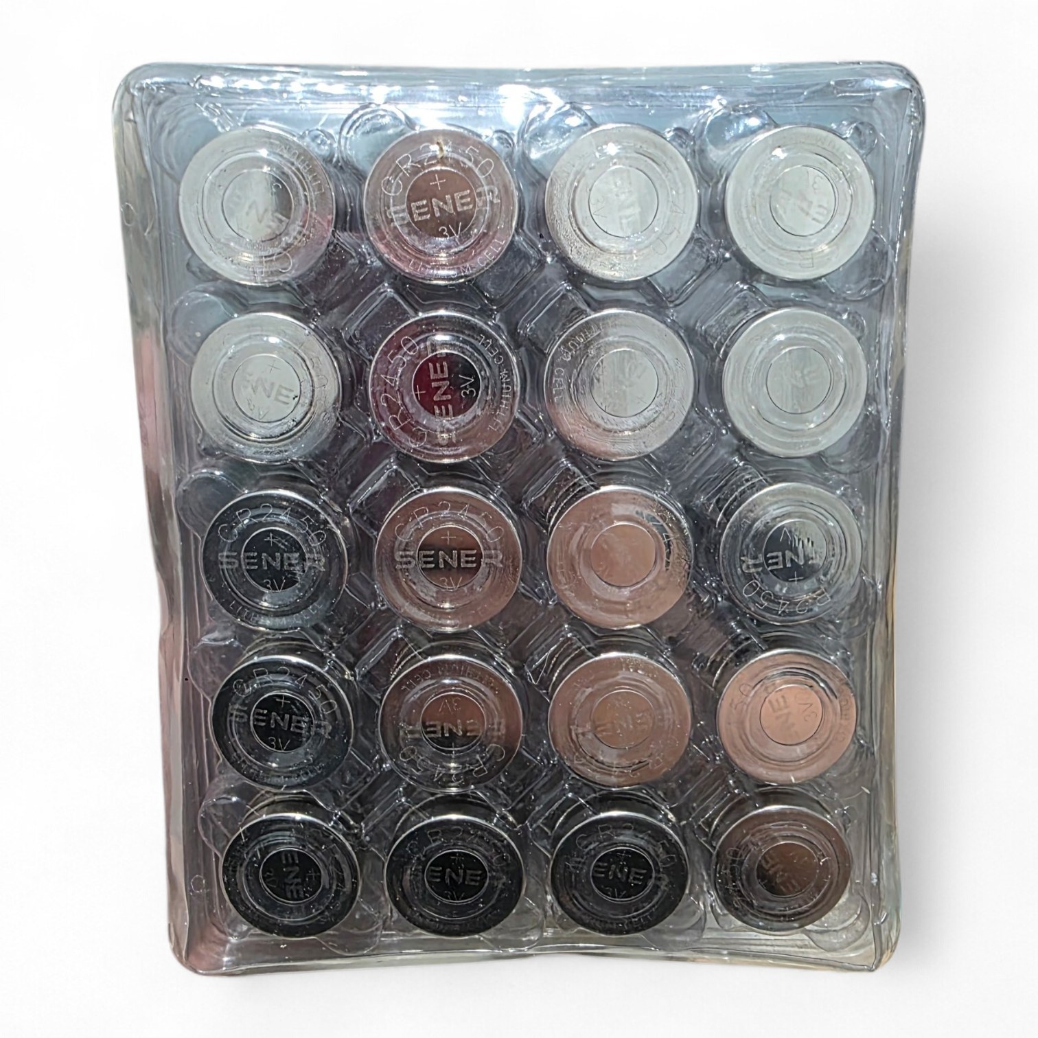 NOS 320 Pc CR2450 3V Lithium Coin Cell Batteries - Bulk Lot - PN SCR2450  CR2450CSEN