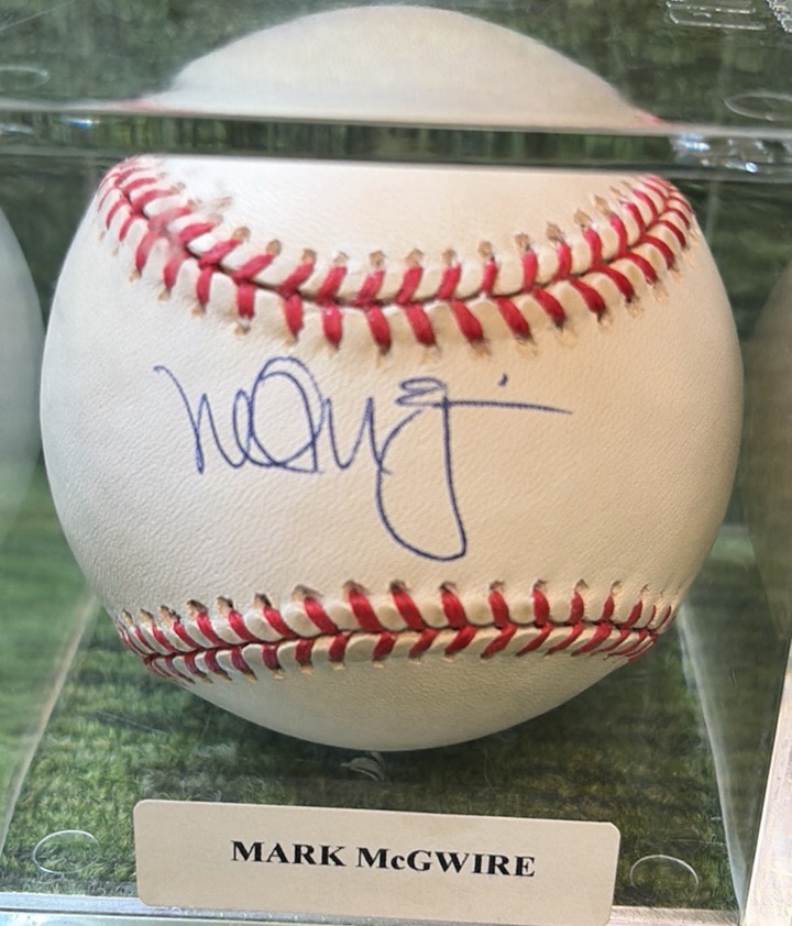 Mark McGuire Autographed Baseball- St Louis Cardinals