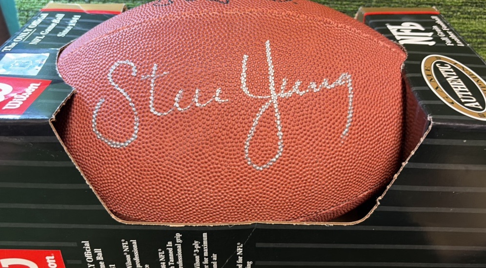 Steve Young Wilson Football- San Francisco 49ers