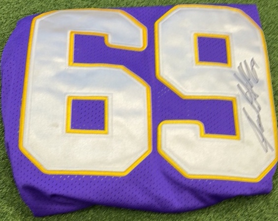 Jared Allen Autographed #69 Minnesota Vikings Jersey -HOF