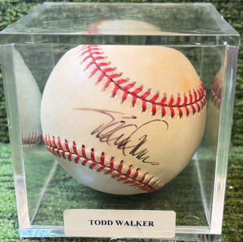Todd Walker Autographed Baseball Rawlings- Minnesota Twins