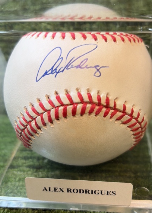 Alex Rodriguez Autographed Official Baseball- Seattle Mariners & New York Yankees wCOA