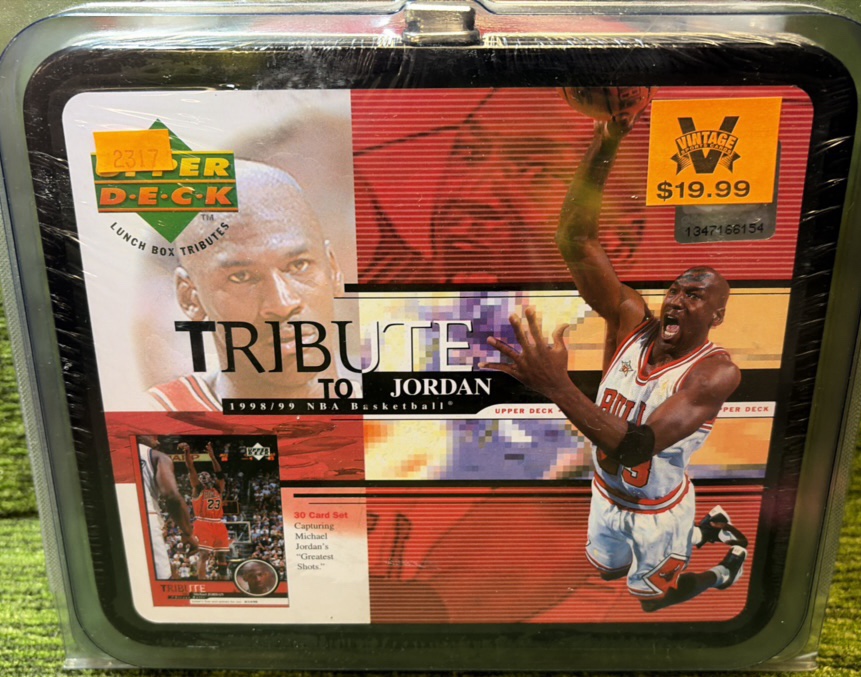 1999 Upper Deck "Tribute To Michael Jordan" Lunch Box 30-Card Set Sealed brand new- NICE!
