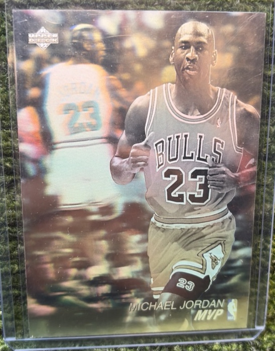 1991-92 Upper Deck Michael Jordan Award Winners MVP Hologram #AW4 Bulls