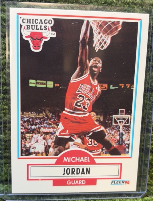 1990-91 Fleer Michael Jordan #26 Chicago Bulls