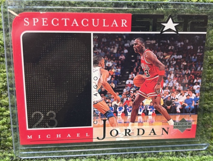 1998 Upper Deck MJ Career Collection DieCut- Spectacular Stats Michael Jordan #28