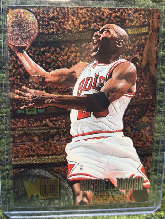 1995-96 Fleer Metal Michael Jordan #13 Chicago Bulls NBA Basketball Card