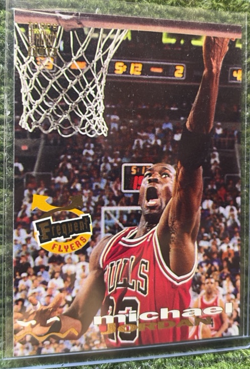 1993-94 TOPPS Stadium Club Michael Jordan Frequent Flyers Card #181