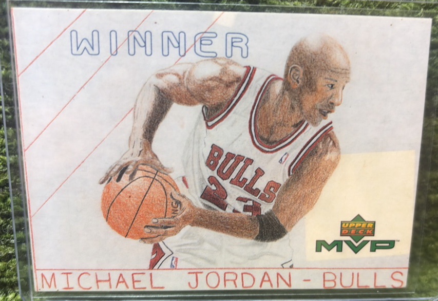 1999-00 Upper Deck MVP - Draw Your Own Card Winner Michael Jordan #W21