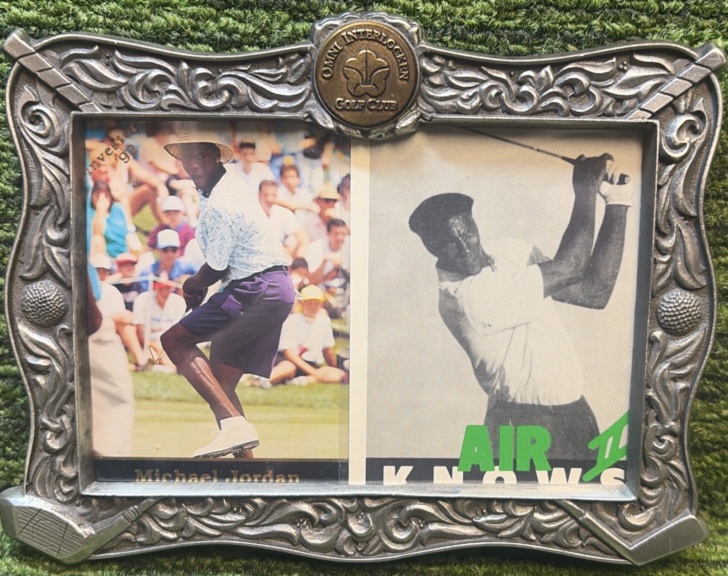 Michael Jordan GOLF LOT OMNI Interlocken Golf Club Metal Frame w Golf 2 JORDANS